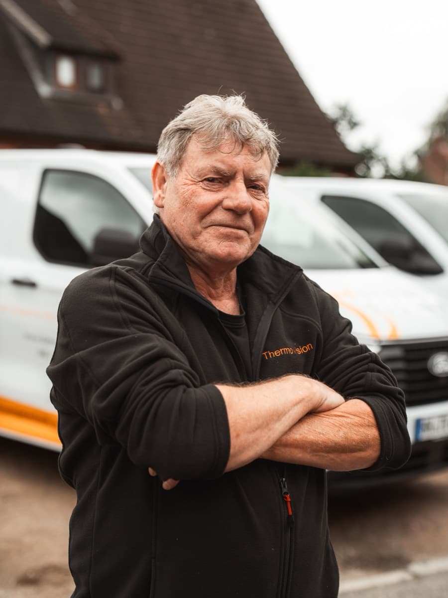 Dirk Peterson, Technikleiter und Heizungsbaumeister bei ThermoVision